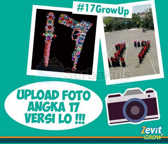 Kontes Foto 17 Grouw Up Berhadiah Spesial dari Zevit Grow