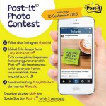 Kontes Foto Post-It Berhadiah Voucher & Goodie bag