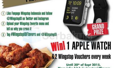 Kontes Foto Wingstop Berhadiah Apple Watch & Voucher