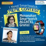 Kontes Meme Wellcomm Shop Berhadiah Alcatel Smartwatch