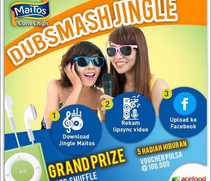 Kontes Video Dubsmash Maitos Berhadiah Ipod Shuffle & Pulsa 500K