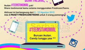 Kuis Teenstimonial Berhadiah 3 Paket Freshcare Teens