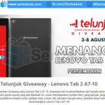 Telunjuk Giveaway Berhadiah Lenovo Tab 2 A7-10