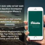 YouKnow Quiz Ricola Berhadiah 1 iPhone 6 & Pulsa per Hari