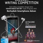 Advan Barca Hifi M6 Blogger Writing Competition