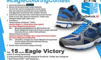 Eagle Coloring Contest Berhadiah 15 Sepatu Eagle Victory