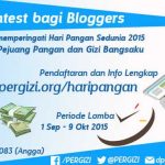 Kontes Blog Hari Pangan Sedunia Berhadiah Uang 5 Juta