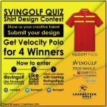 Kontes Desain Baju Golf Svingolf Berhadiah baju golf Velocity polo
