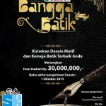 Kontes Desain Bangga Batik Berhadiah Total 30 Juta