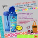 Kontes Scotch Expressions Tape Berhadiah Voucher MAP & Goodiebag