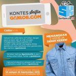 Kontes Selfie Ganlob Berhadiah 5 Kemeja Denim Keren