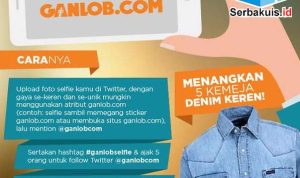 Kontes Selfie Ganlob Berhadiah 5 Kemeja Denim Keren