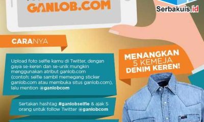 Kontes Selfie Ganlob Berhadiah 5 Kemeja Denim Keren