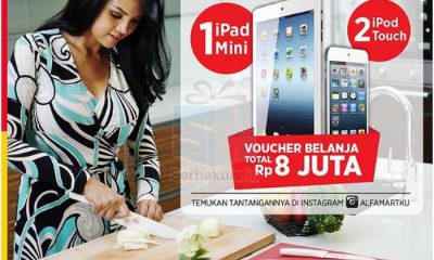 Kuis Alfamart #BEDAPISAUBEDAFUNGSI Berhadiah Ipad Mini 2 Ipod Touch & Voucher Belanja