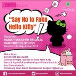 Kuis Say No to Fake Hello Kitty Berhadiah Voucher Belanja