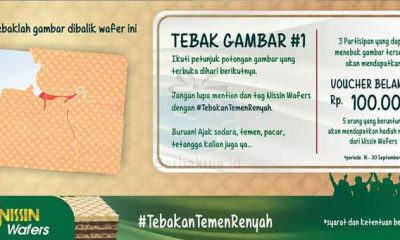 Kuis Tebak Gambar Wafer Nissin Berhadiah Voucher 300K & Hadiah Menarik