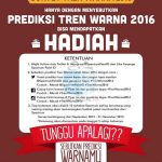 Prediksi Tren Warna 2016 Berhadiah 12 Merchandise per Bulan