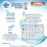 Promo Aqua & Indomaret Berhadiah 50 Samsung S6 EDGE