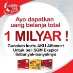 Promo SGM & Alfamsrt berhadiah Uang Belanja Total 1 Milyar