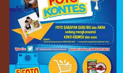 Kontes Foto Koko Loves Milk Berhadiah Voucher Carrefour & Produk