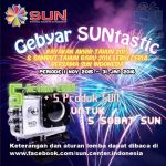 Kontes Gebyar SUNtastic Berhadiah 5 Action Cam + Produk