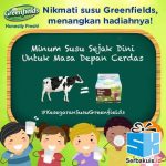 Kontes Kesegaran Susu Greenfields Berhadiah Voucher & Produk