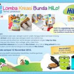 Kontes Kreasi Bunda HiLo Berhadiah Waffle Maker, Shake 'n Take & Lunch Box