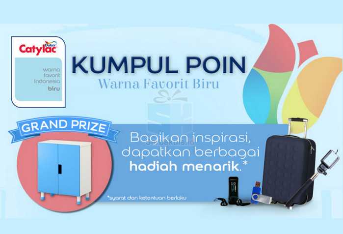 Kontes Poin Warna Favorit Biru Catylax Berhadiah Furniture Keren