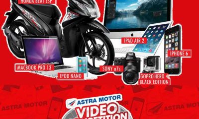 Kontes Video Astra Ride With Heart Berhadiah Motor, iMac, GoPro, DJI Phantom 3, dll