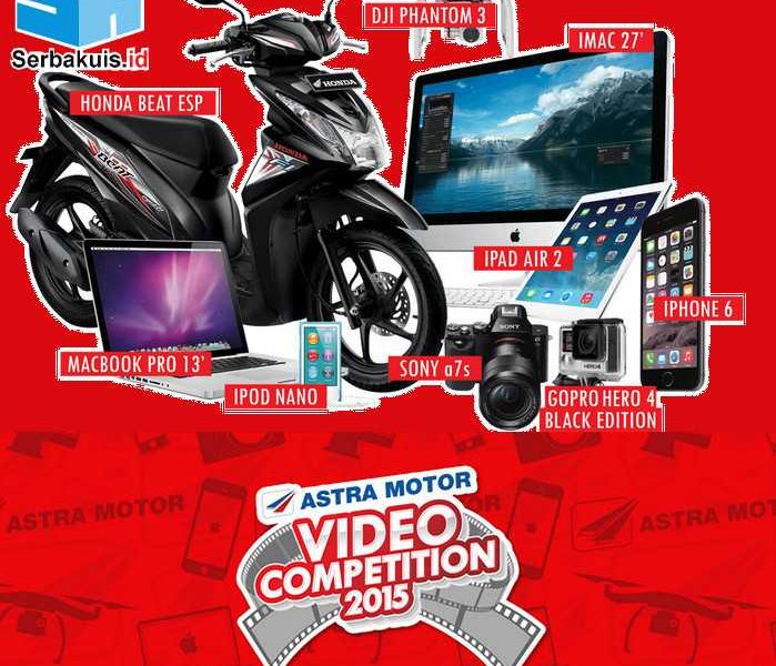 Kontes Video Astra Ride With Heart Berhadiah Motor, iMac, GoPro, DJI Phantom 3, dll