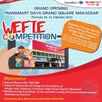 Kontes Wefie Transmart Makassar Berhadiah Voucher 4,5 Juta