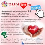 Kuis SUN Love for Share Berhadiah Powerbank & 4 Kaos