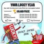 Kuis Your Lucky Year Berhadiah Voucher Belanja 6 Juta