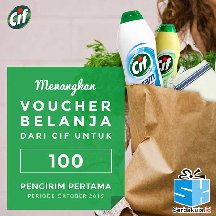 Promo Cif Berhadiah 100 Voucher Sodexo Gratis Promo Cif Berhadiah 100 Voucher Sodexo Gratis