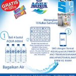 Undian Aqua Bagaikan Air Berhadiah 10 Kulkas SAMSUNG