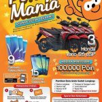 Undian Ponta Mania Berhadiah 3 Motor Honda Vario 125 eSP