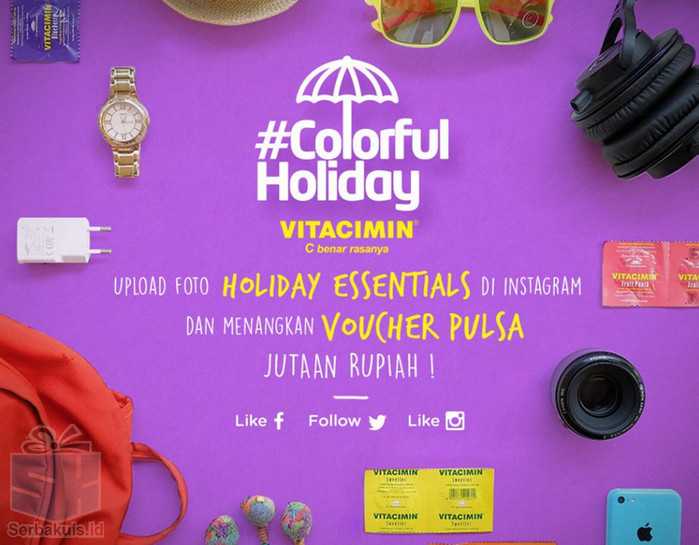 Kontes Foto Colorful Holiday Berhadiah Pulsa Jutaan Rupiah