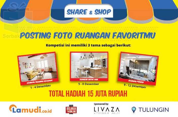 Kontes Lamudi Ruangan Favoritmu Berhadiah Total 15 Juta-