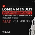 Kontes Menulis Pray for Humanity Okezone