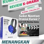 Kontes Review K-Drama Berhadiah Sony MDR-XB450AP Extra Bass