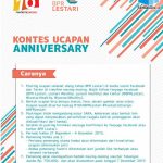 Kontes Ucapan Anniversary BPR Lestari