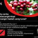 Kuis Dibalik Secangkir Kopi Berhadiah Uang 2 Juta