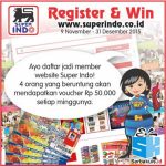 Kuis Register & Win Superindo
