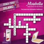 TEKA TEKI SILANG MIRABELLA COSMETICS PERIODE NOVEMBER 2015