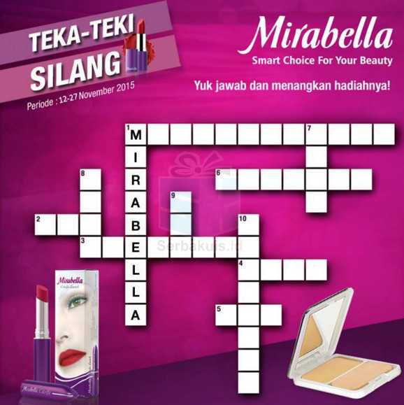 Kuis TTS Online Berhadiah 5 Paket Produk Mirabella