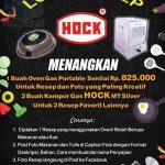 Lomba Resep Hock Berhadiah Oven & 3 Kompor Gas