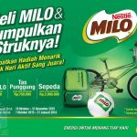 Promo Milo Berhadiah Langsung Sepeda, Tas & Bola