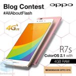 Kontes Blog All About Flash Berhadiah Oppo R7s & Neo7