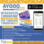 Kontes Download Gomaid App Berhadiah 3 Voucher MAP