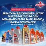 Kuis Federal Oil Spesial Berhadiah Pulsa Total 300K